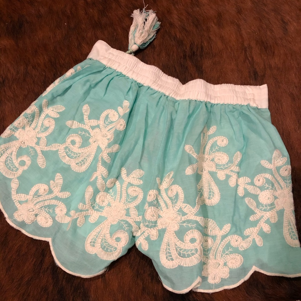Linen shorts